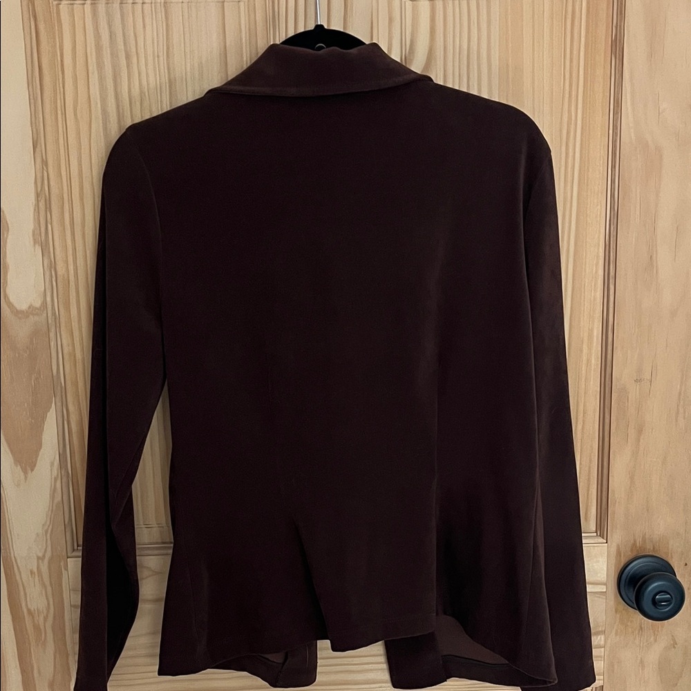 Harlow Dark Brown Blazer - Picture 3 of 3